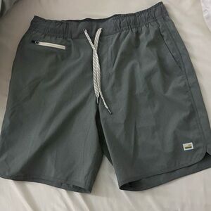 Vuori Gray Athletic Shorts